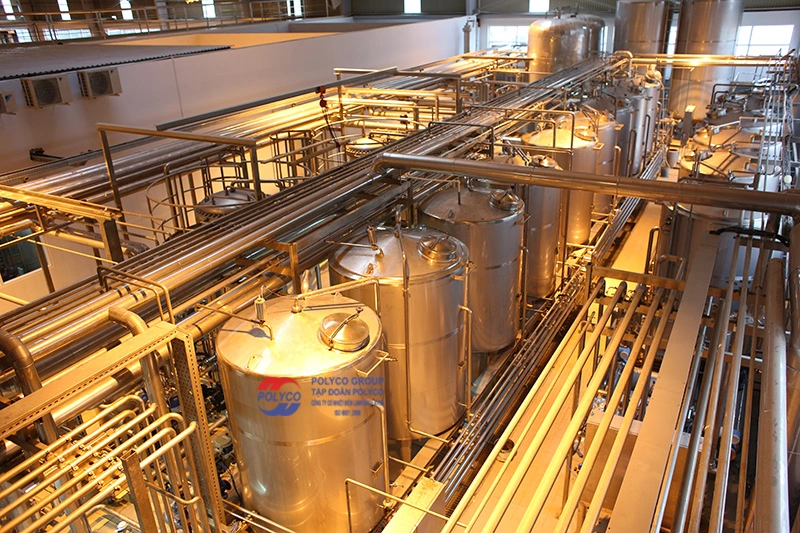 Hệ thống C.I.P trung tâm trong hệ thống nhà máy bia