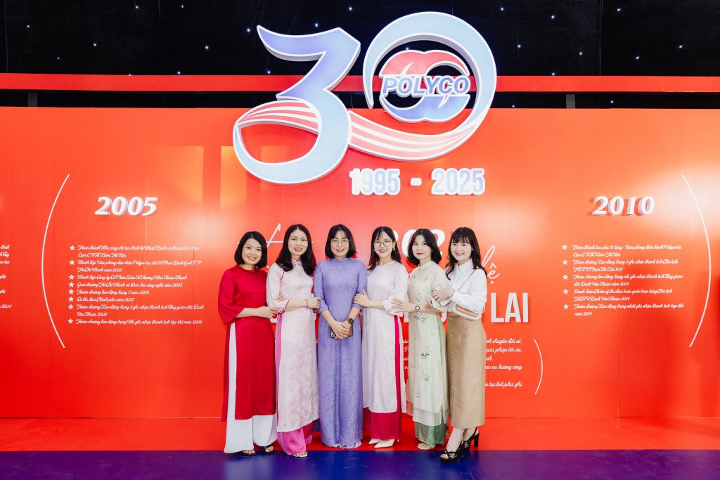 TẬP ĐOÀN POLYCO LONG TRỌNG TỔ CHỨC LỄ KỶ NIỆM 30 NĂM THÀNH LẬP (1995 – 2025)